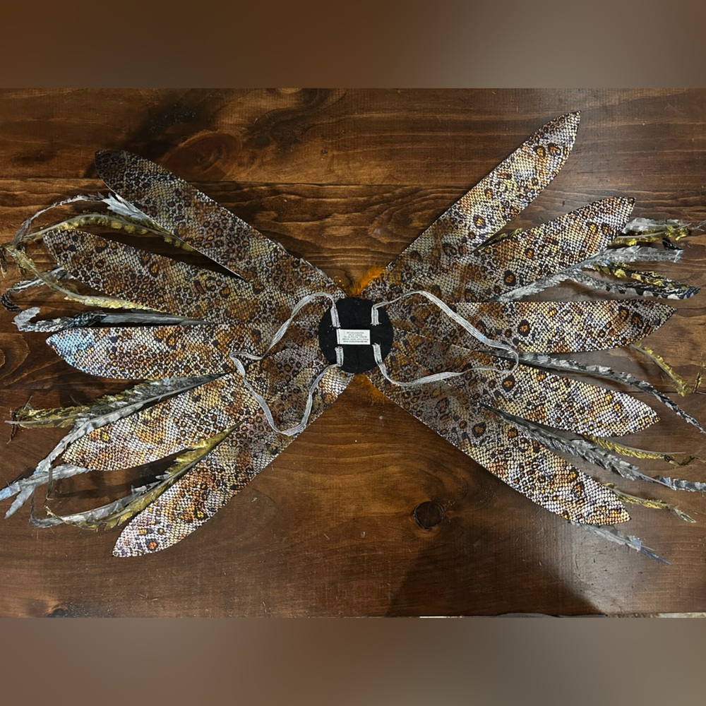 🧚♀️ Feather and Snake Print Wings - Spirit of the Forest - Fairy - Bird 🦢 - Picture 2 of 4